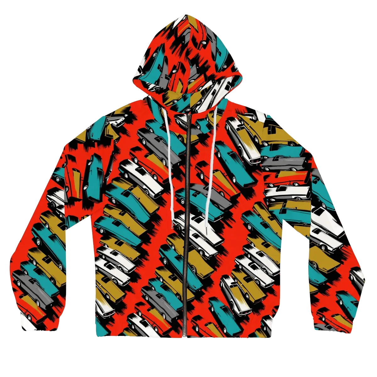Chrome Riviera on Women's Full-Zip Hoodie — Front