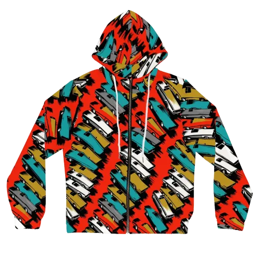 Chrome Riviera on a Women's Full-Zip Hoodie