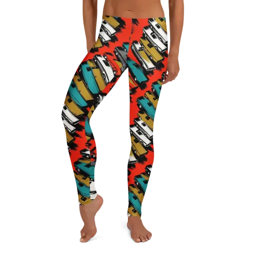 Chrome Riviera on a Leggings