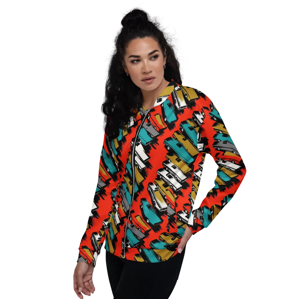 Chrome Riviera on Bomber Jacket — Left