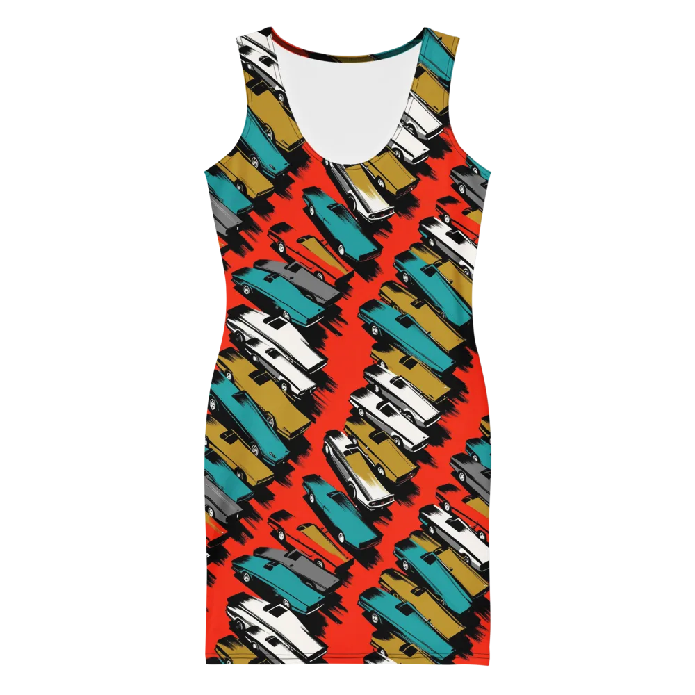 Chrome Riviera on Bodycon Dress — Front