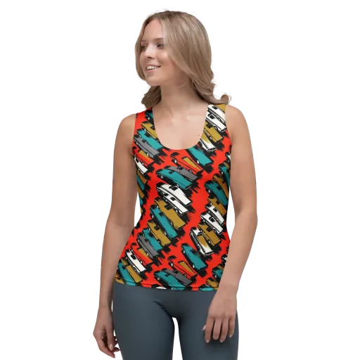 Chrome Riviera on a Women's Tank Top