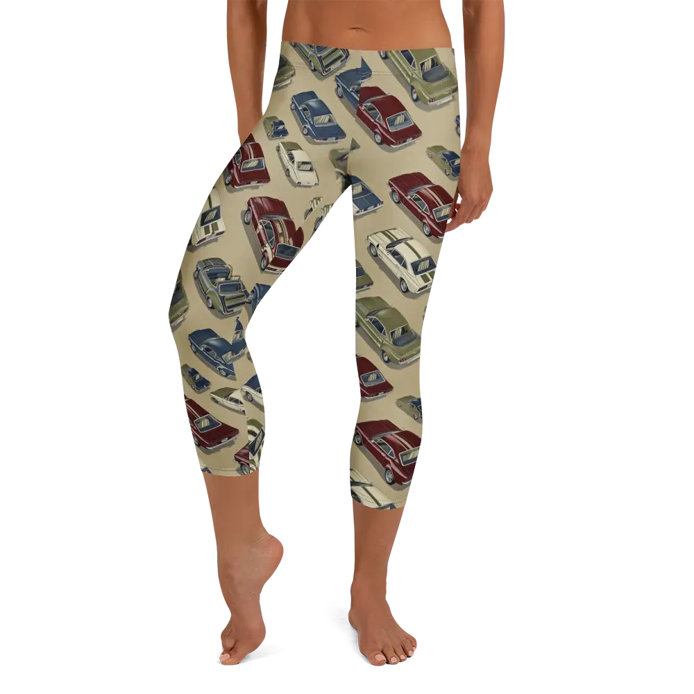 Velvet Highway on Capri Leggings — Front