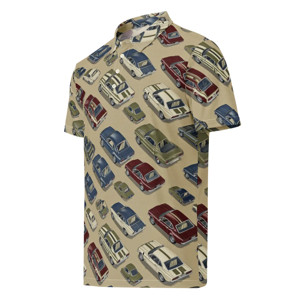 Velvet Highway on Men's Slim Fit Polo Shirt — Left Front