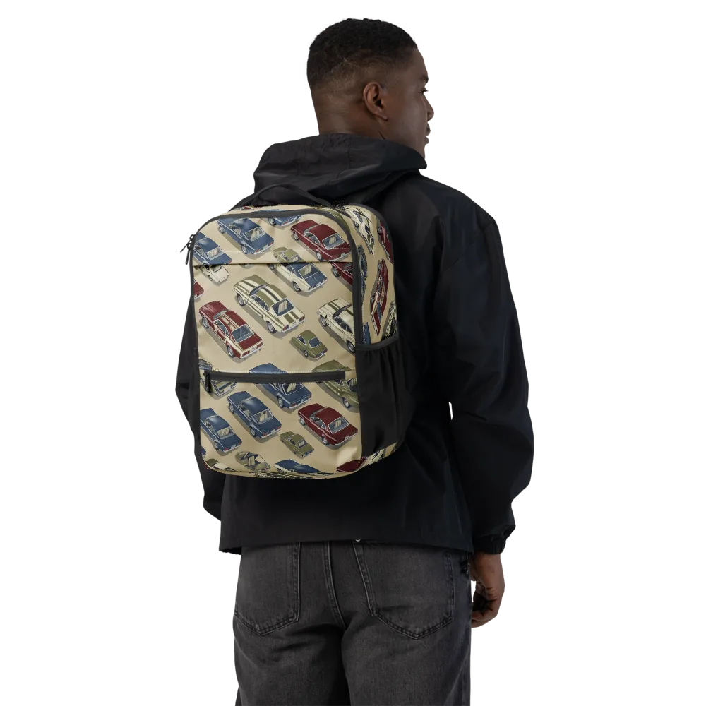 Velvet Highway on Utility Backpack — Back