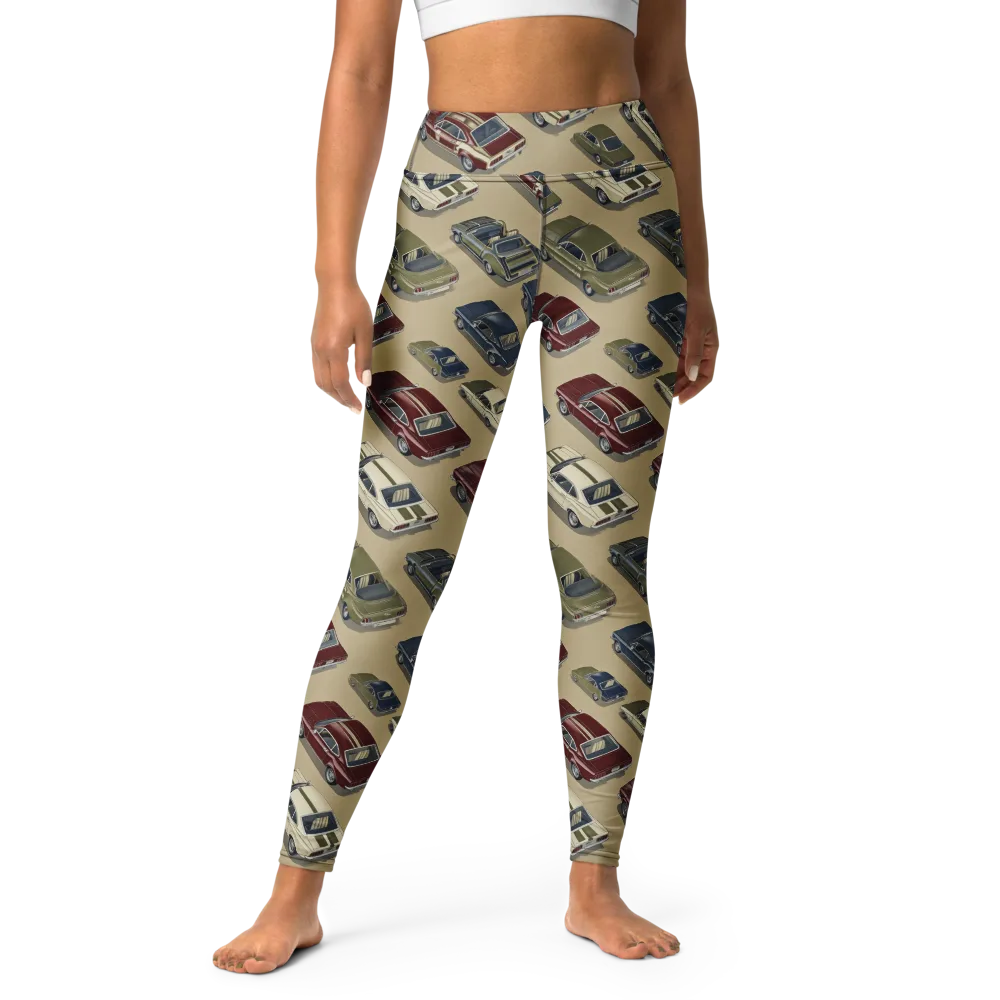 Velvet Highway on Yoga Leggings — Front