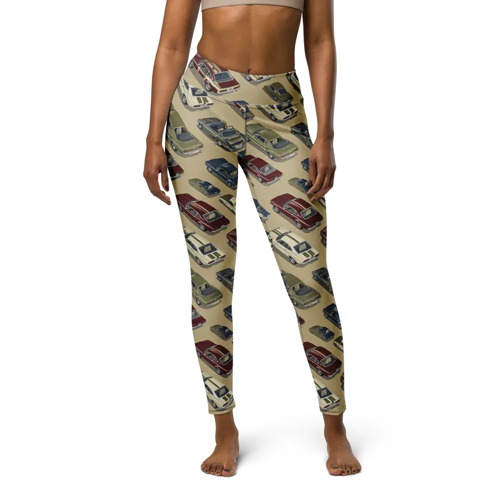 Velvet Highway on Yoga Leggings — Front
