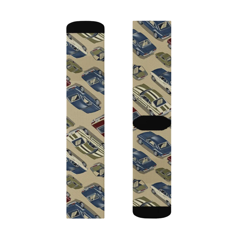 Velvet Highway on Socks — Left Sock