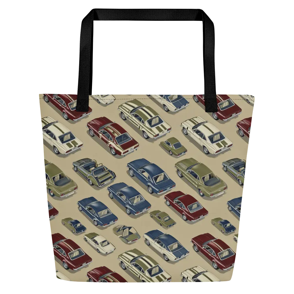 Velvet Highway on Large Tote Bag W/ Pocket — Front