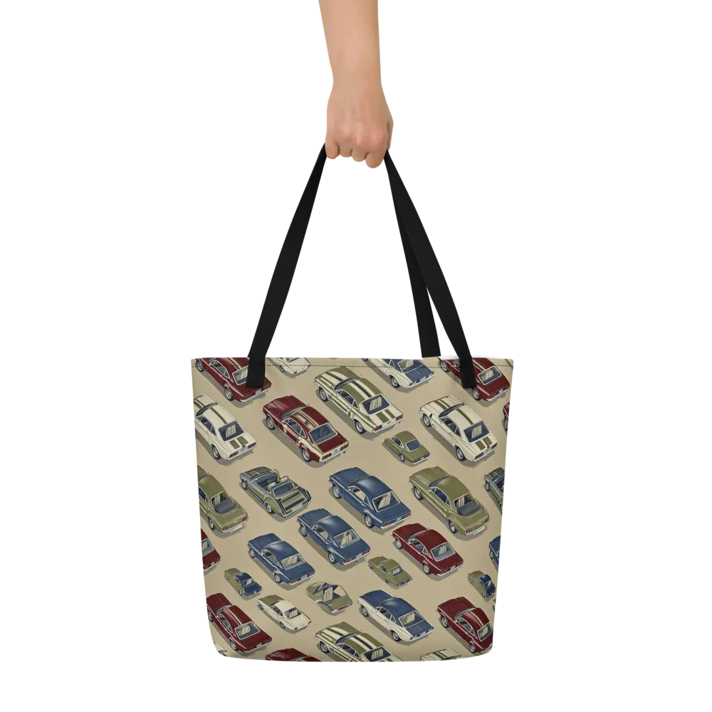 Velvet Highway on Large Tote Bag W/ Pocket — Front