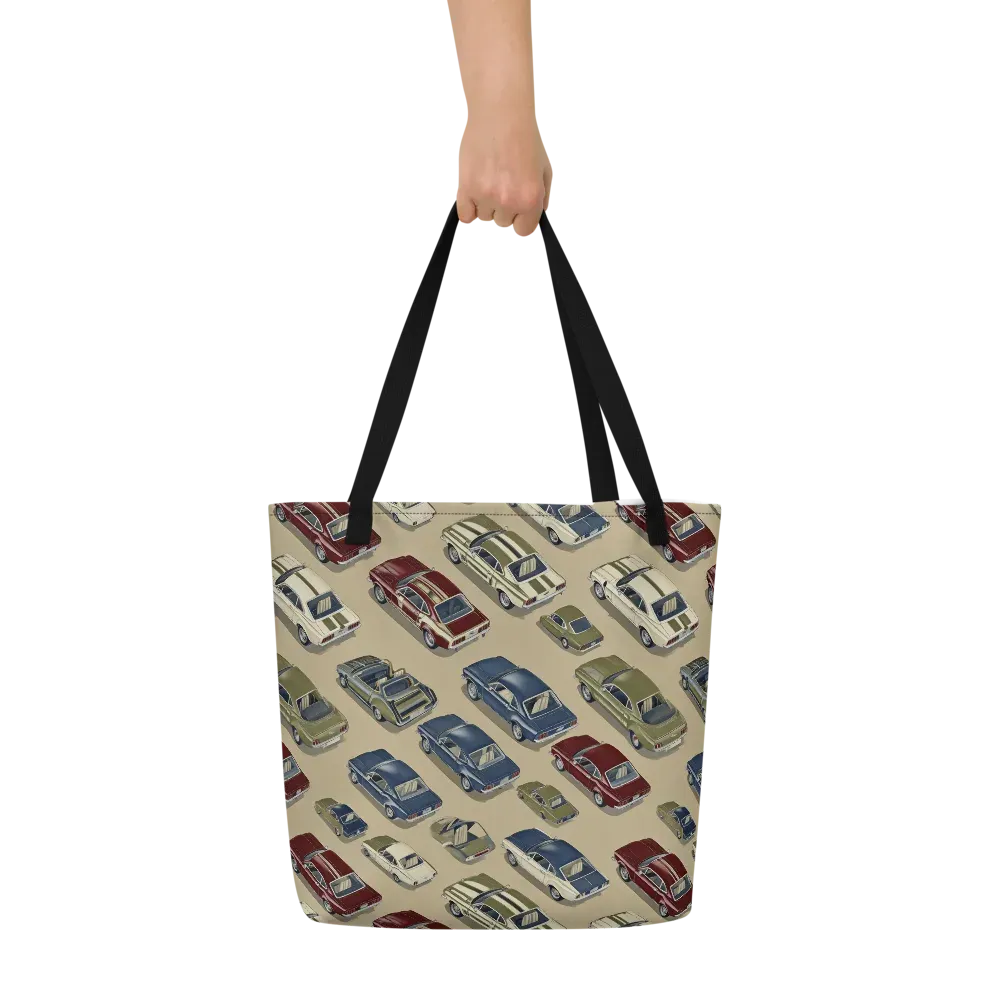 Velvet Highway on Large Tote Bag W/ Pocket — Front