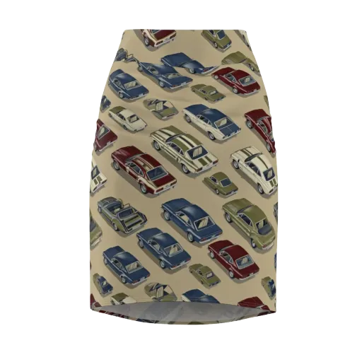Velvet Highway on a Pencil Skirt