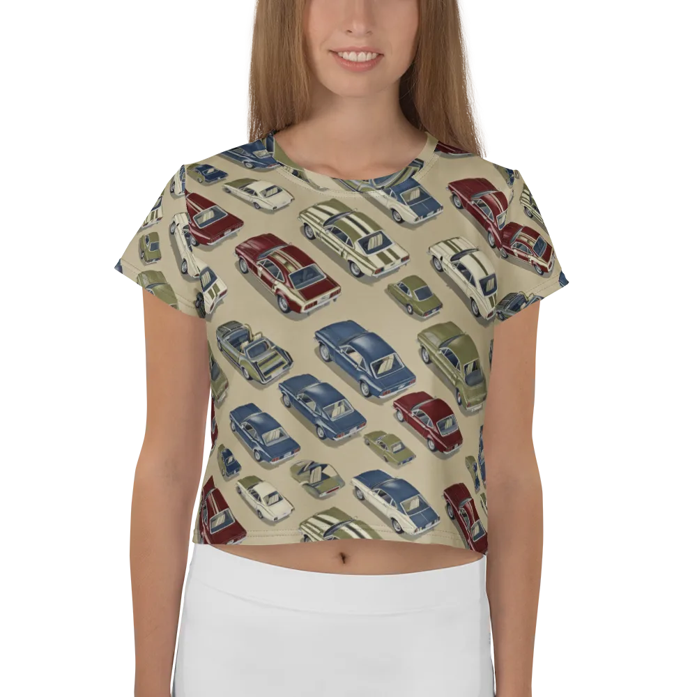 Velvet Highway on Crop Tee — Front