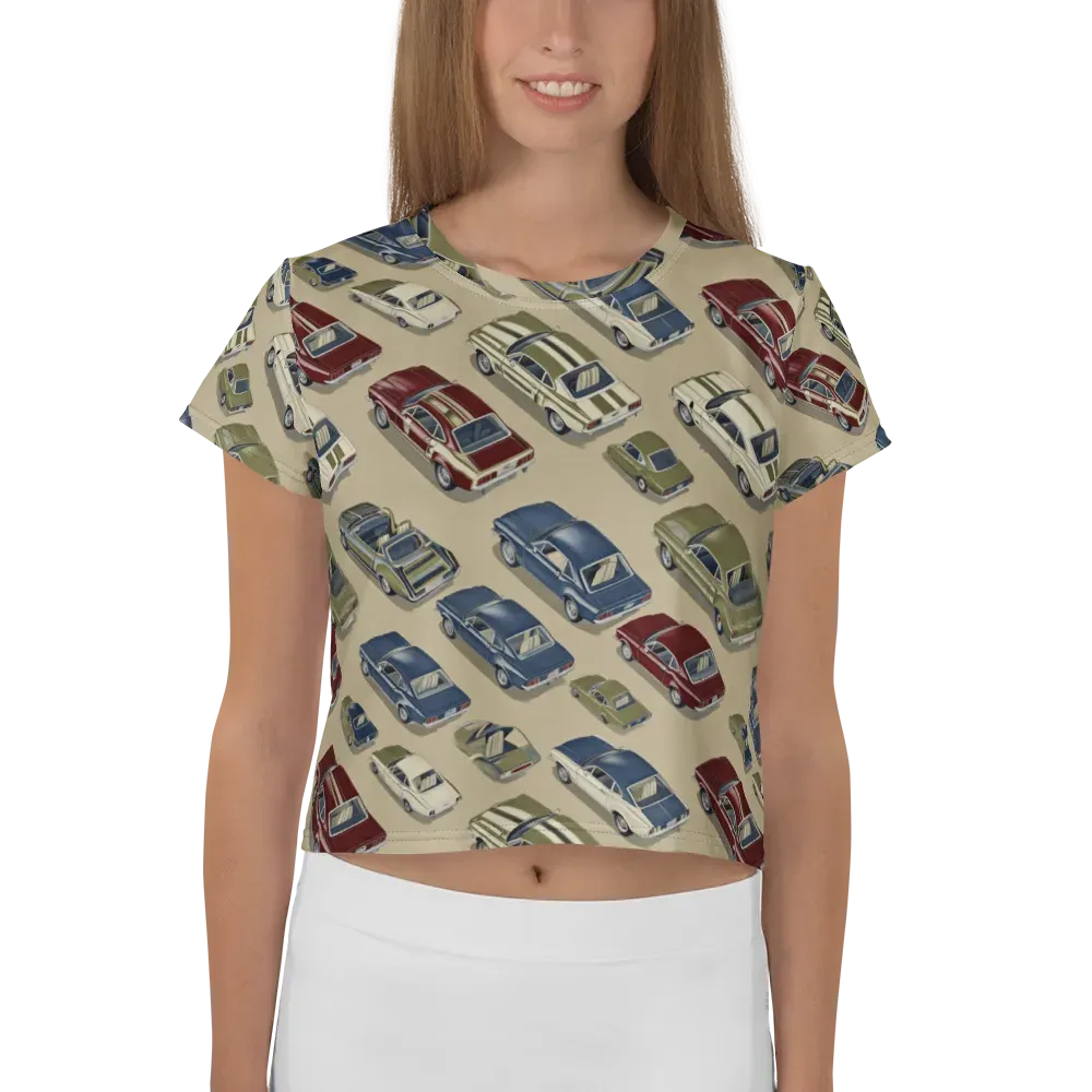 Velvet Highway on Crop Tee — Front