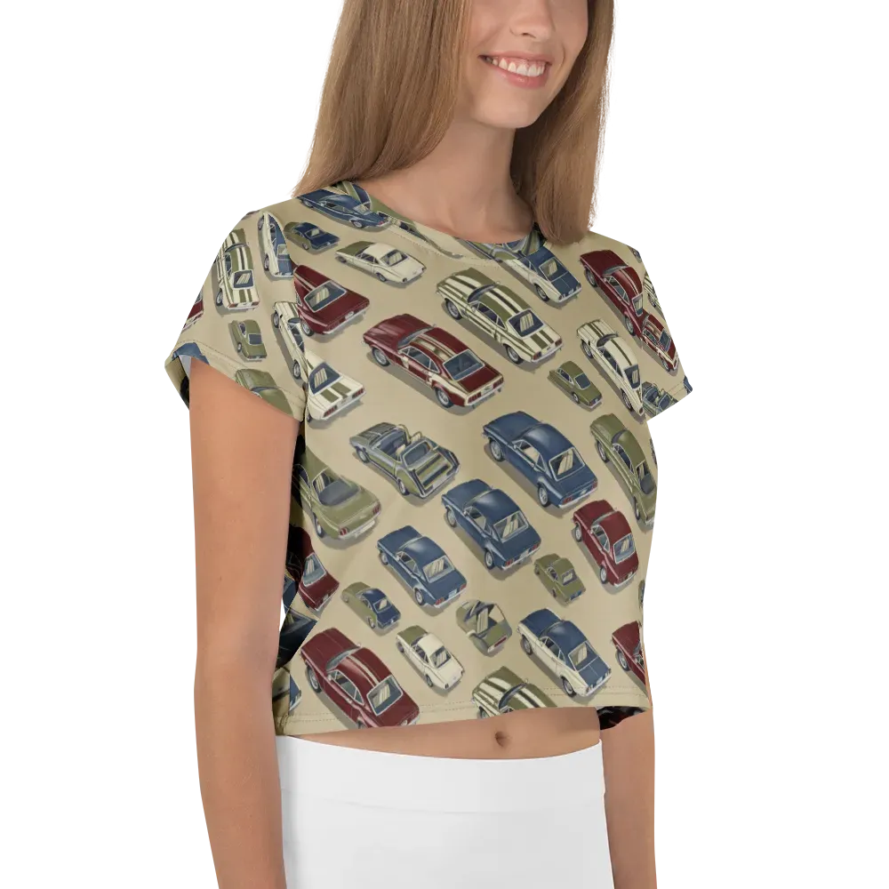 Velvet Highway on Crop Tee — Right