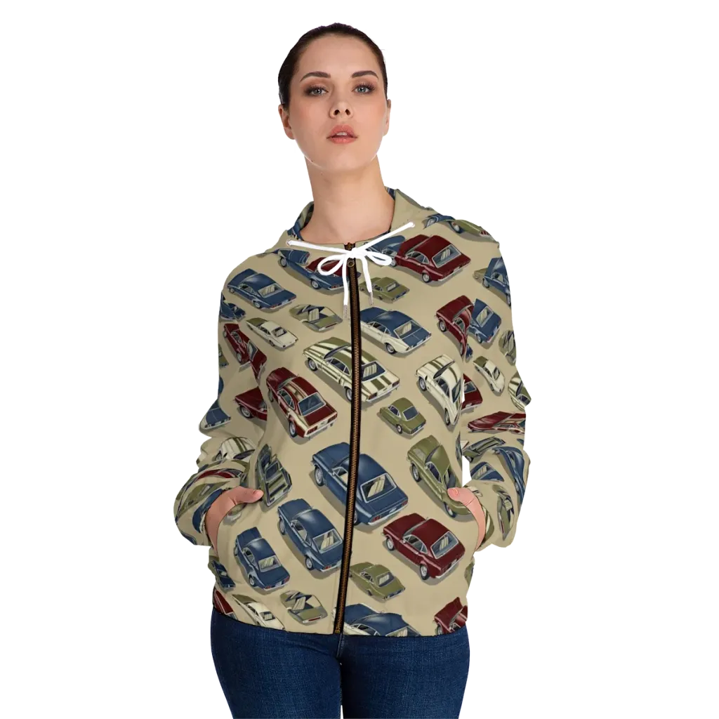 Velvet Highway on Women's Full-Zip Hoodie — Front On Person