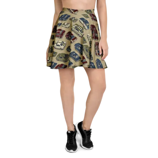 Velvet Highway on a Skater Skirt