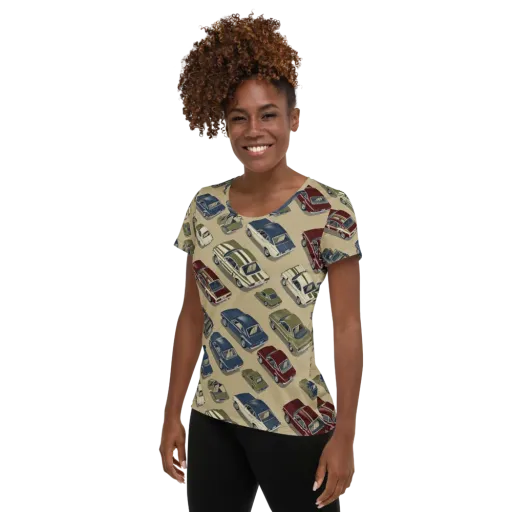 Velvet Highway on a Women's Athletic T-Shirt