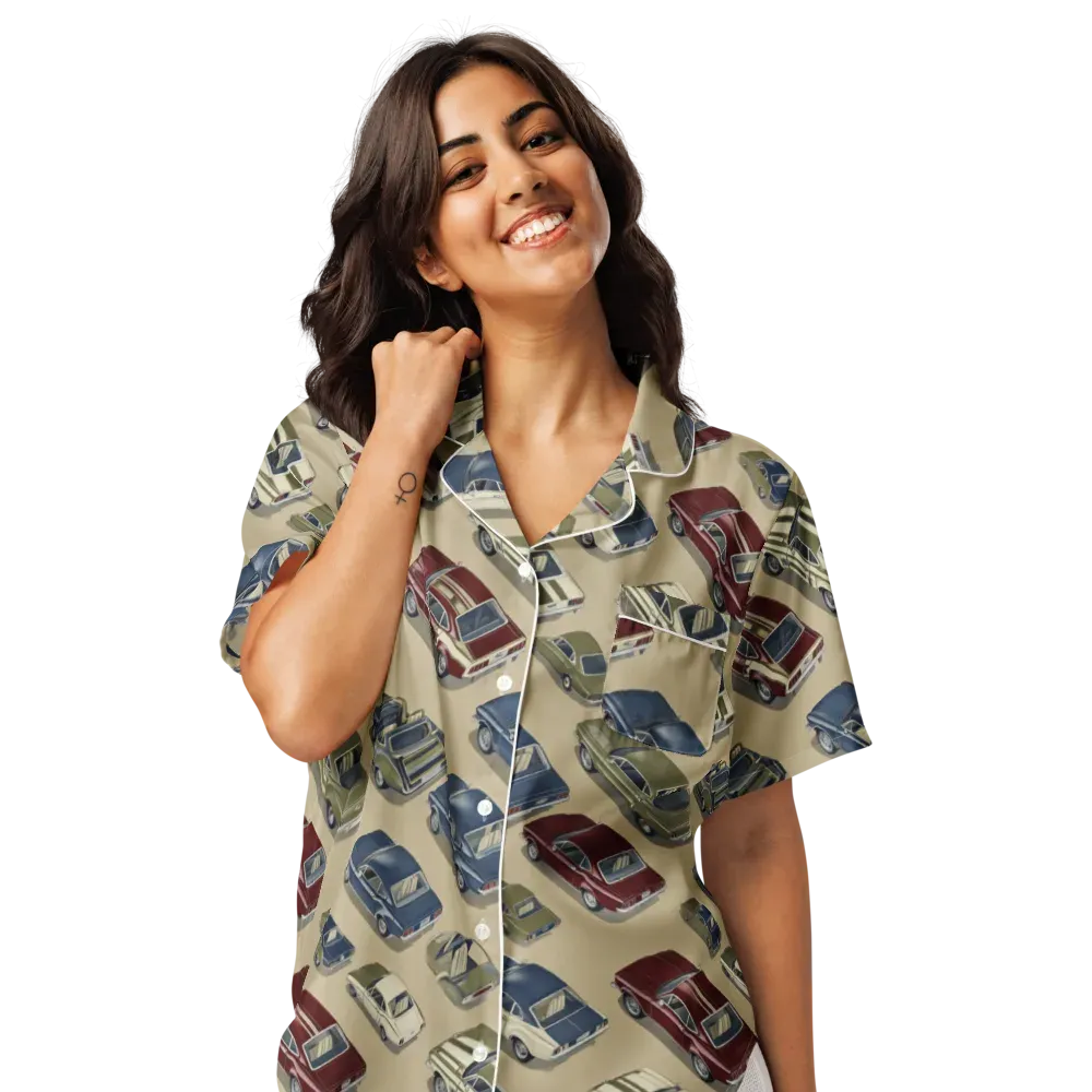 Velvet Highway on Women's Short Sleeve Pajama Top — Front
