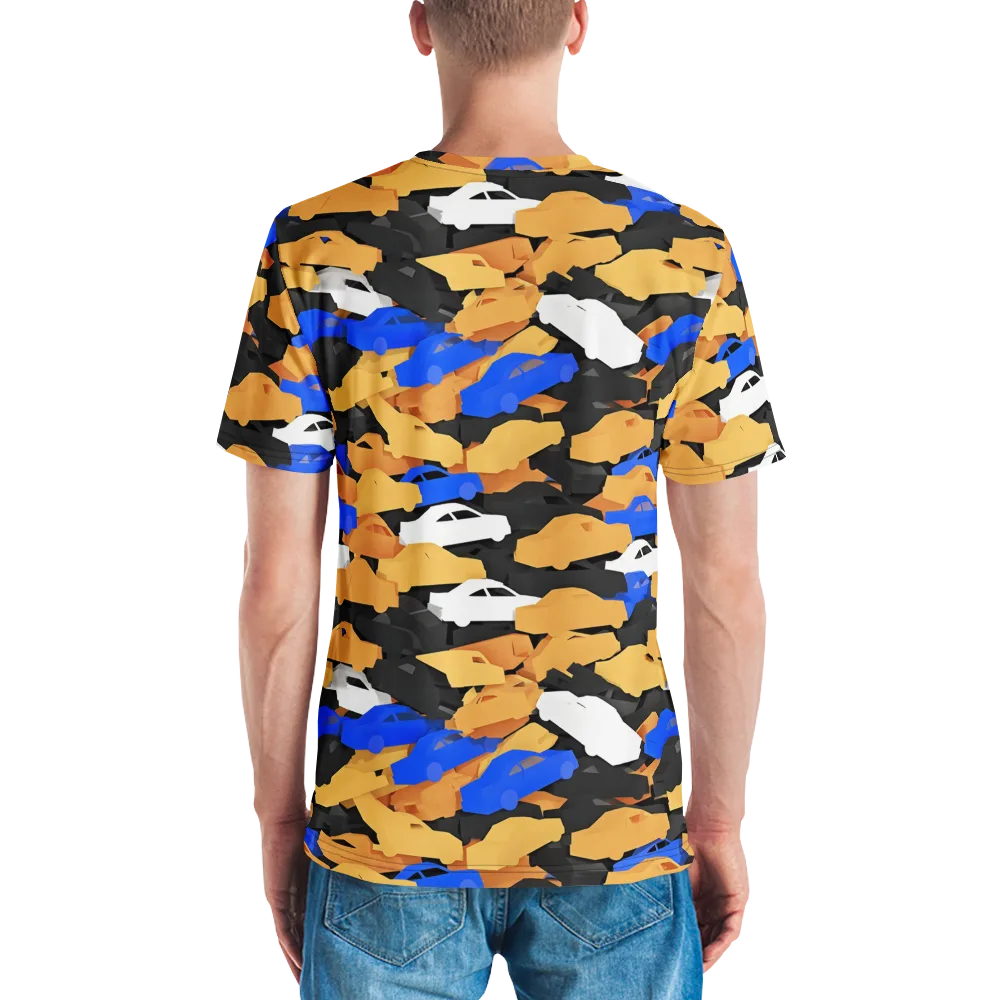 Traffic Jam Royale on Men's Crew Neck T-Shirt — Back