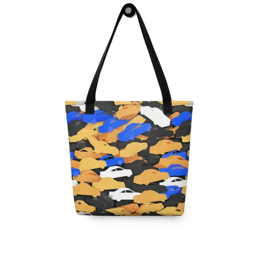 Traffic Jam Royale on a Tote Bag