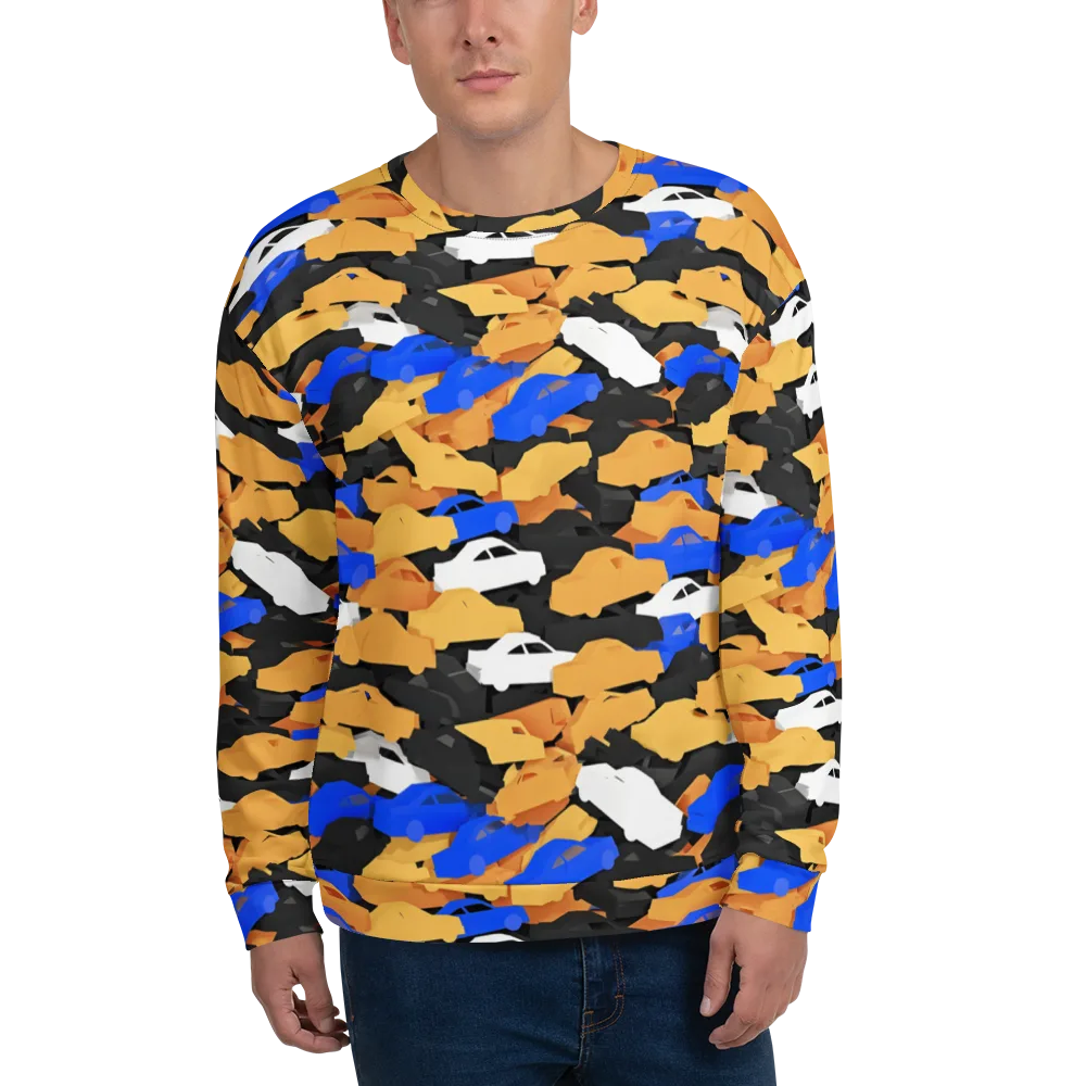 Traffic Jam Royale on Sweatshirt — Front