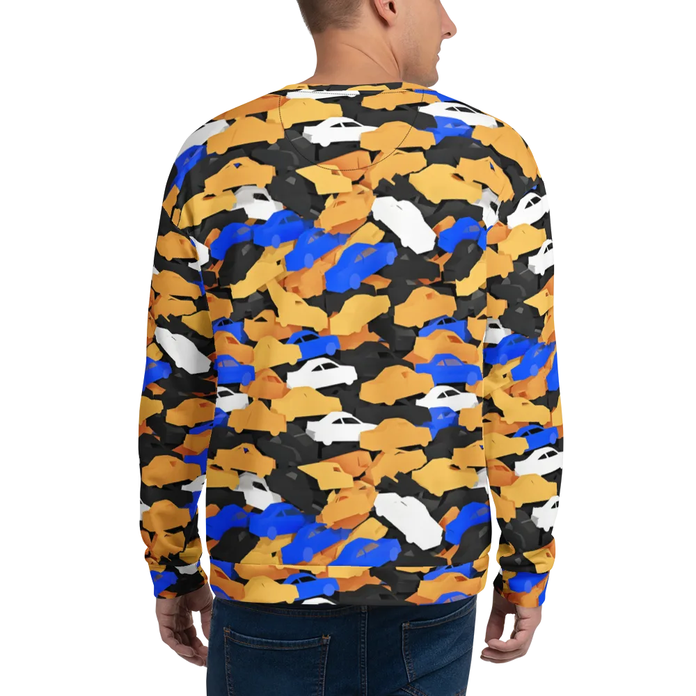 Traffic Jam Royale on Sweatshirt — Back