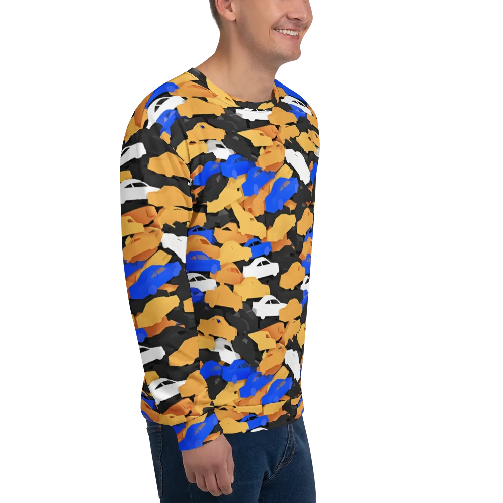 Traffic Jam Royale on Sweatshirt — Right Front