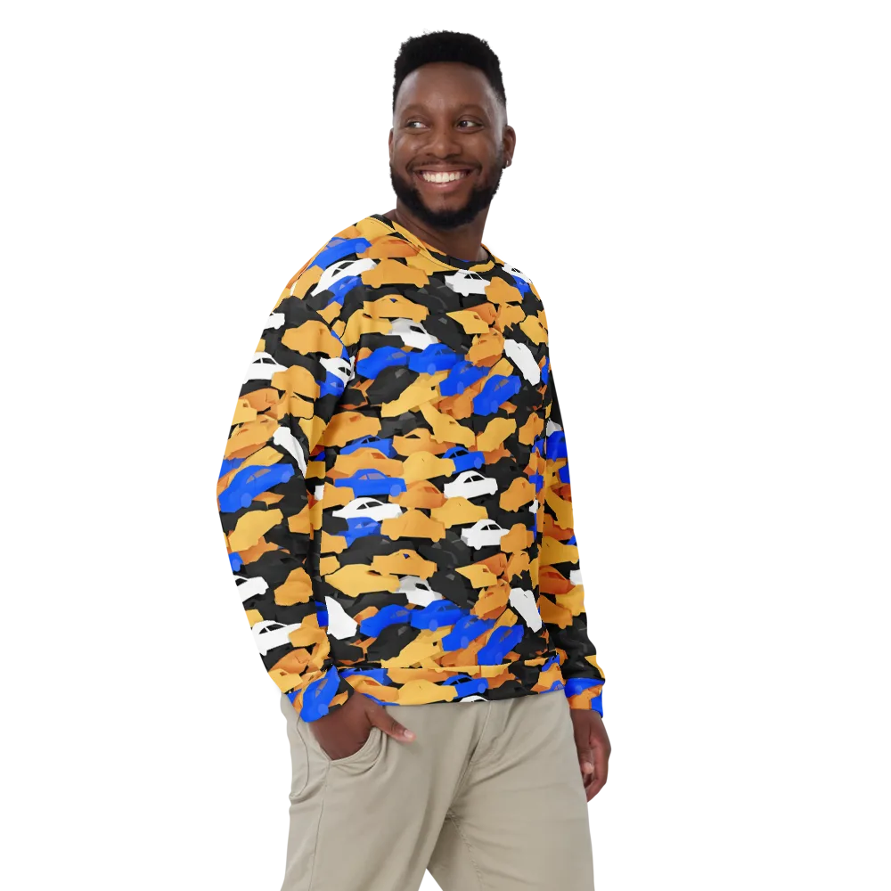 Traffic Jam Royale on Sweatshirt — Front