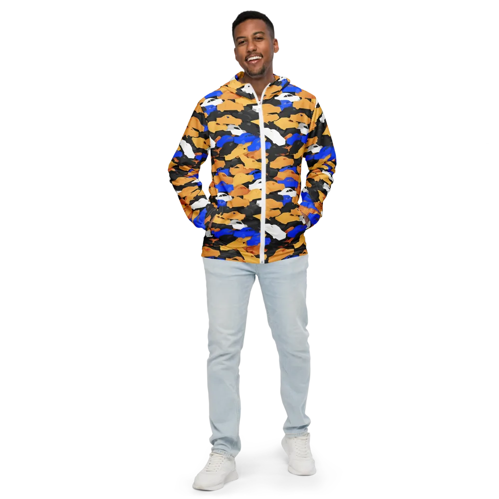 Traffic Jam Royale on Men's Windbreaker — Front