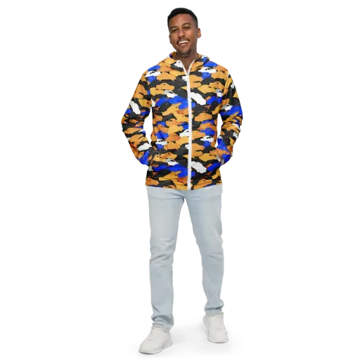 Traffic Jam Royale on a Men's Windbreaker