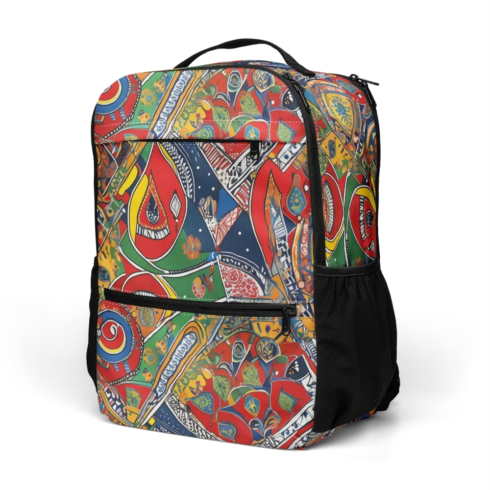 Chromatic Arcade on Utility Backpack — Left Front