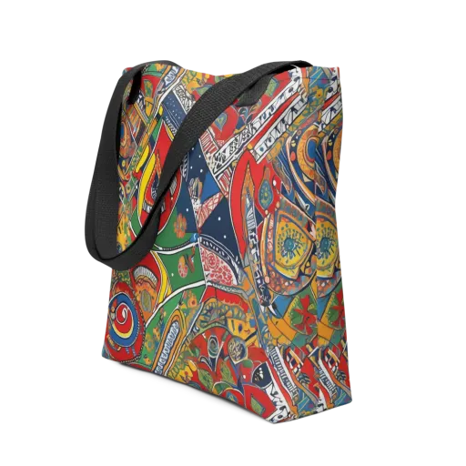 Chromatic Arcade on a Tote Bag