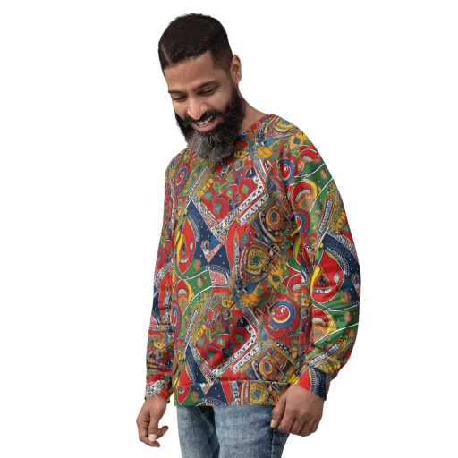 Chromatic Arcade on a Sweatshirt