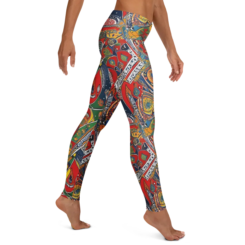 Chromatic Arcade on Leggings — Right
