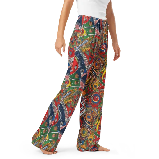 Chromatic Arcade on a Women's Pajama Pants