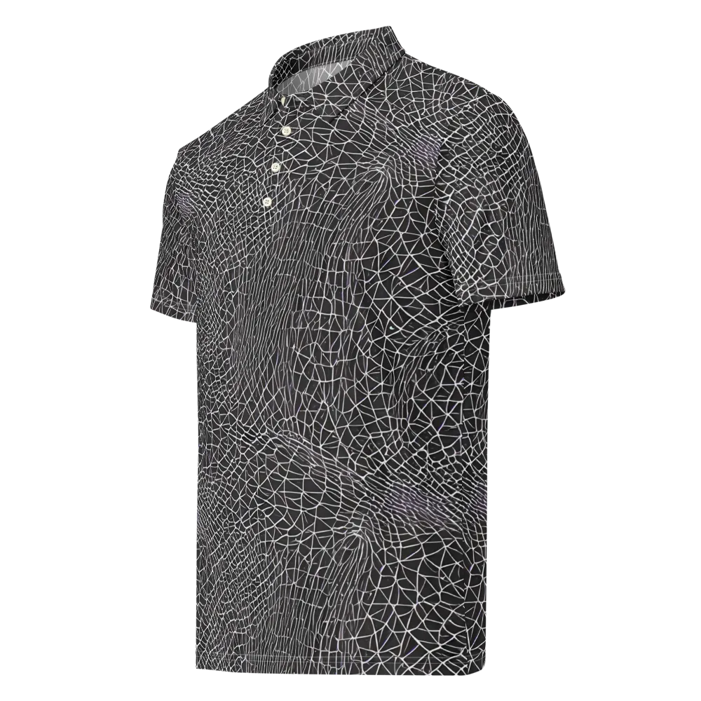 Cheng's Nexus on Men's Slim Fit Polo Shirt — Left Front