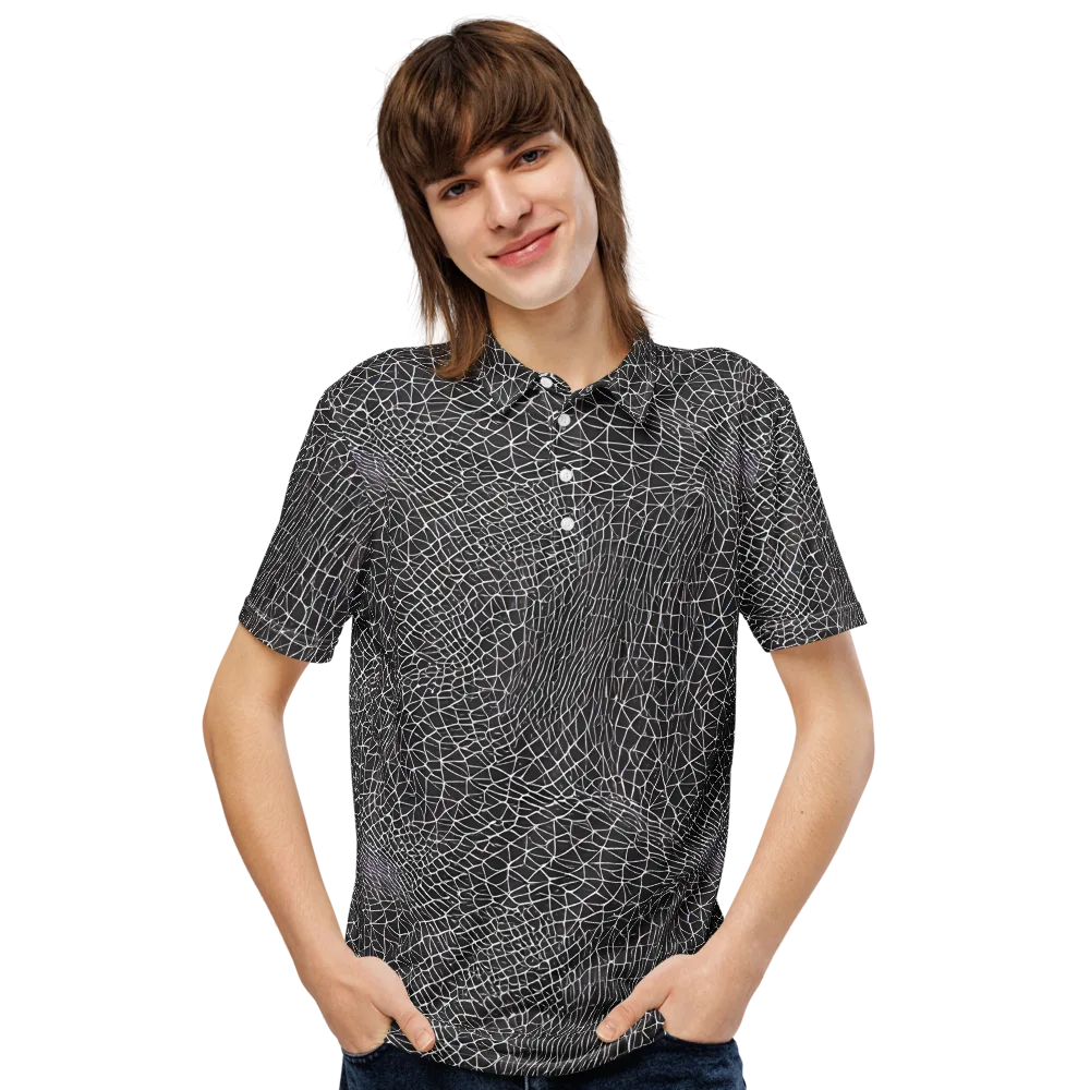 Cheng's Nexus on Men's Slim Fit Polo Shirt — Front