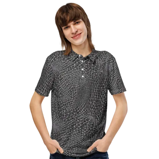 Cheng's Nexus on a Men's Slim Fit Polo Shirt