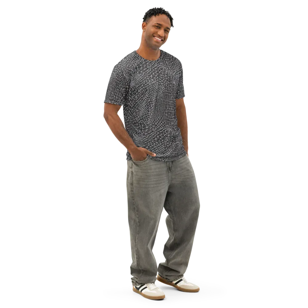 Cheng's Nexus on Men's Cotton Crew Neck T-Shirt — Right Front