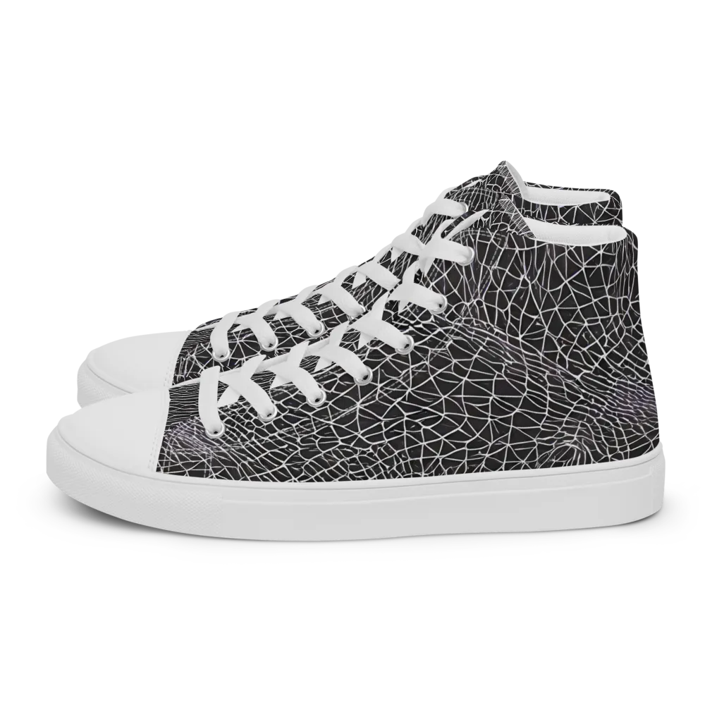 Cheng's Nexus on Men's High Top Canvas Shoes — Left
