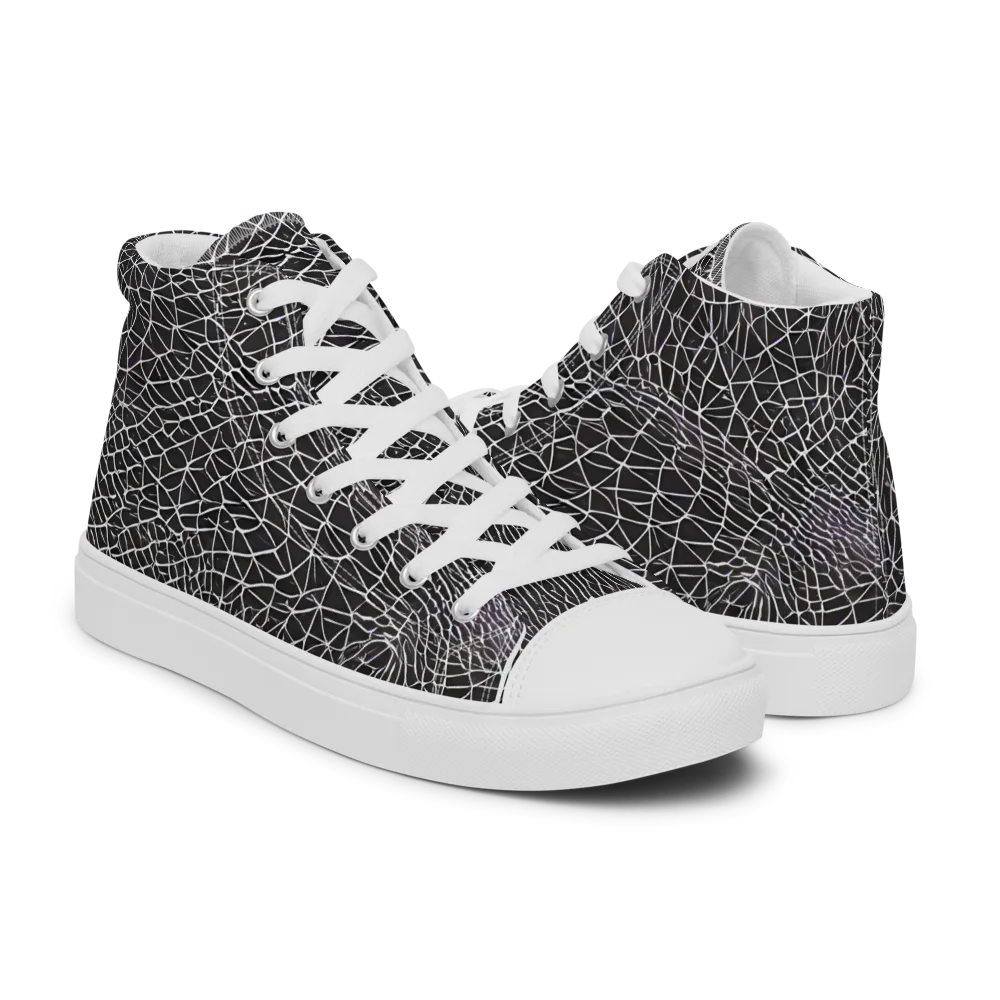 Cheng's Nexus on Men's High Top Canvas Shoes — Right