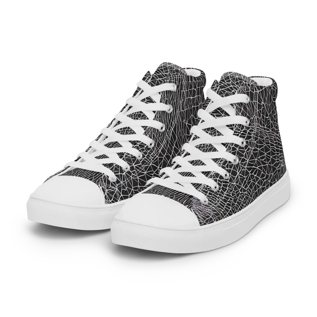 Cheng's Nexus on Women's High Top Canvas Shoes — Left Front