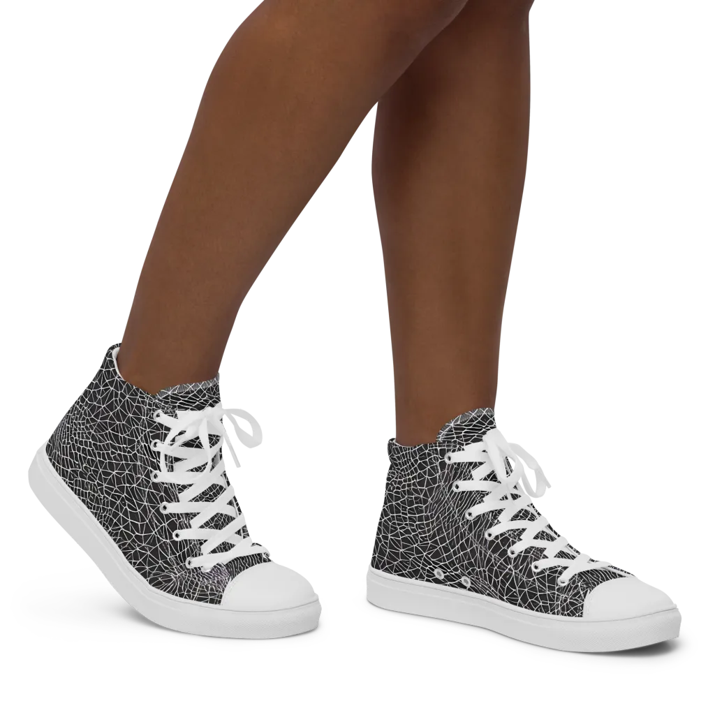 Cheng's Nexus on Women's High Top Canvas Shoes — Right