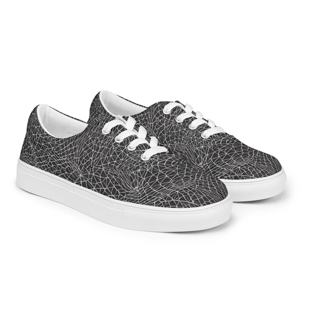 Cheng's Nexus on Men's Lace-Up Canvas Shoes — Right Front