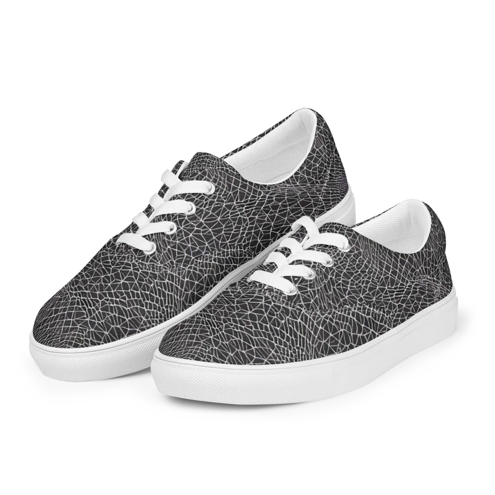 Cheng's Nexus on Men's Lace-Up Canvas Shoes — Left Front