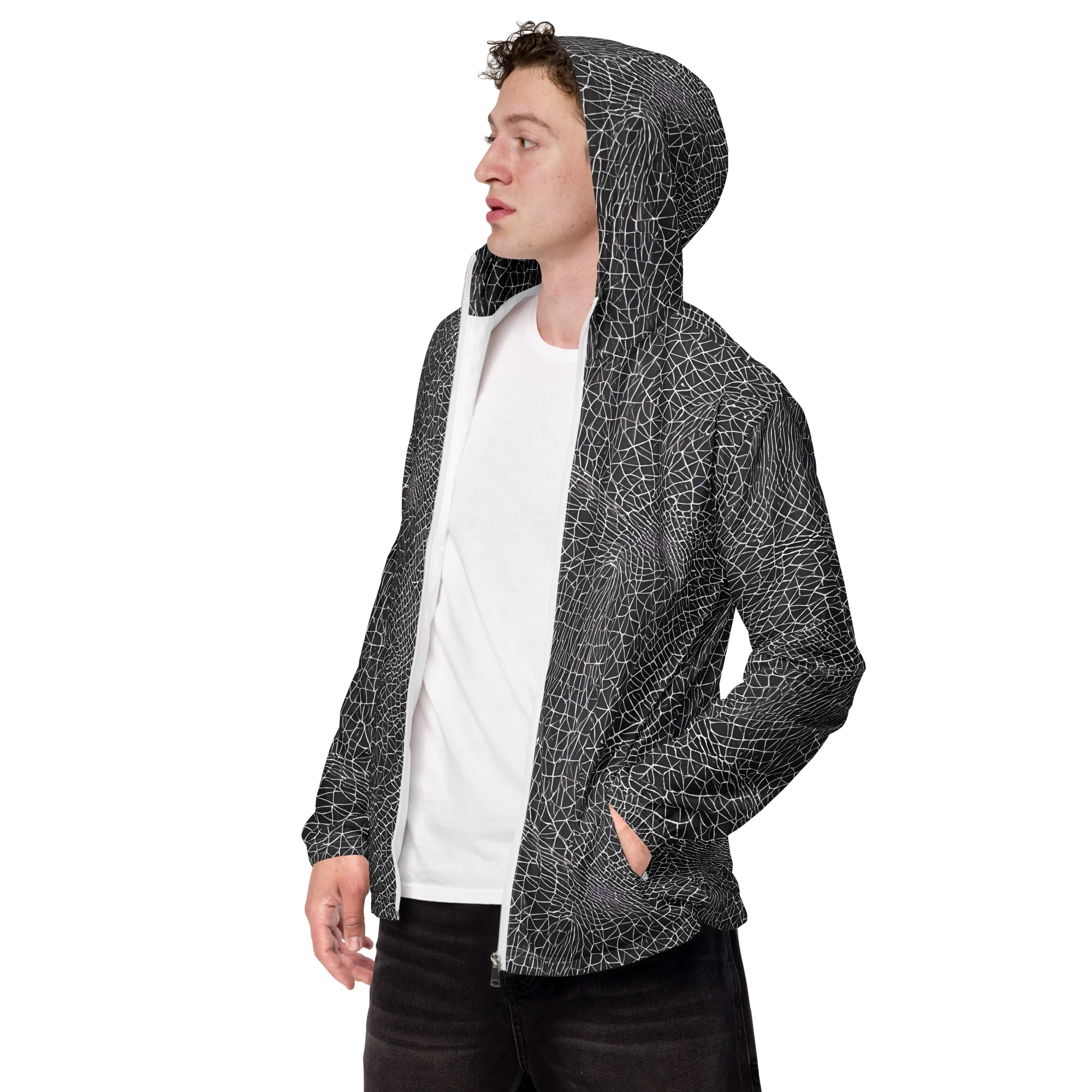 Cheng's Nexus on Men's Windbreaker — Left Front