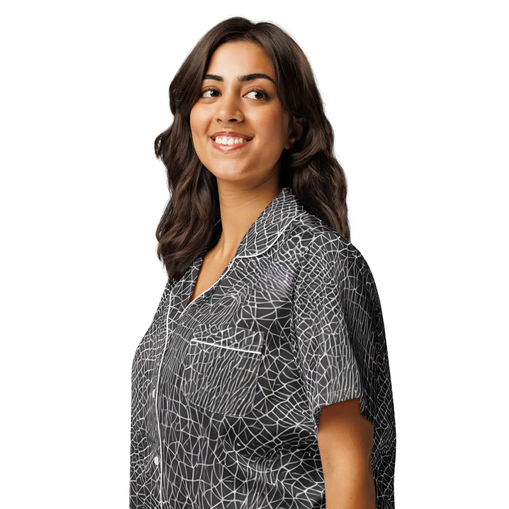Cheng's Nexus on Women's Short Sleeve Pajama Top — Left Front