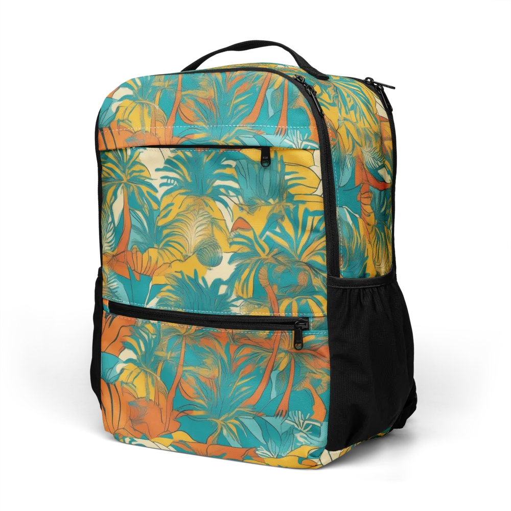 Citrus Jungle on Utility Backpack — Left Front