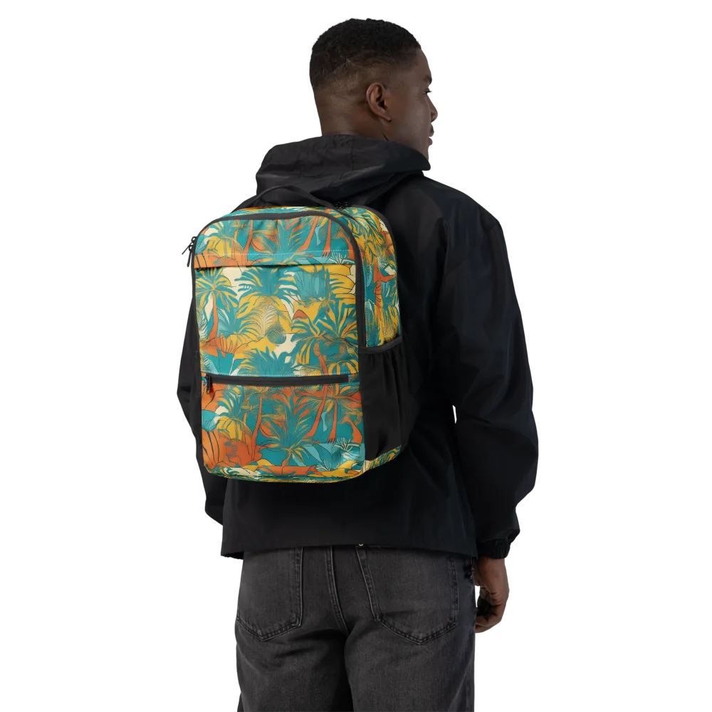 Citrus Jungle on Utility Backpack — Back